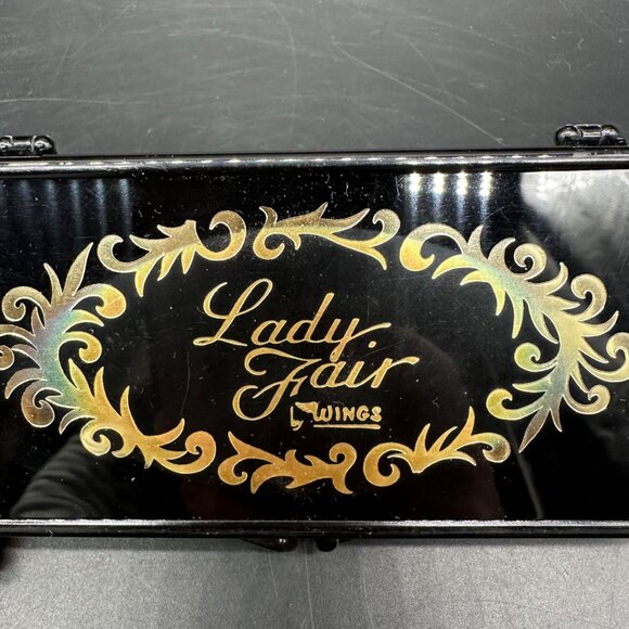 Vintage Pencil Necklace Lady Fair By Wings 1960s Chain In Original Box Kitschy - Picture 2 of 9